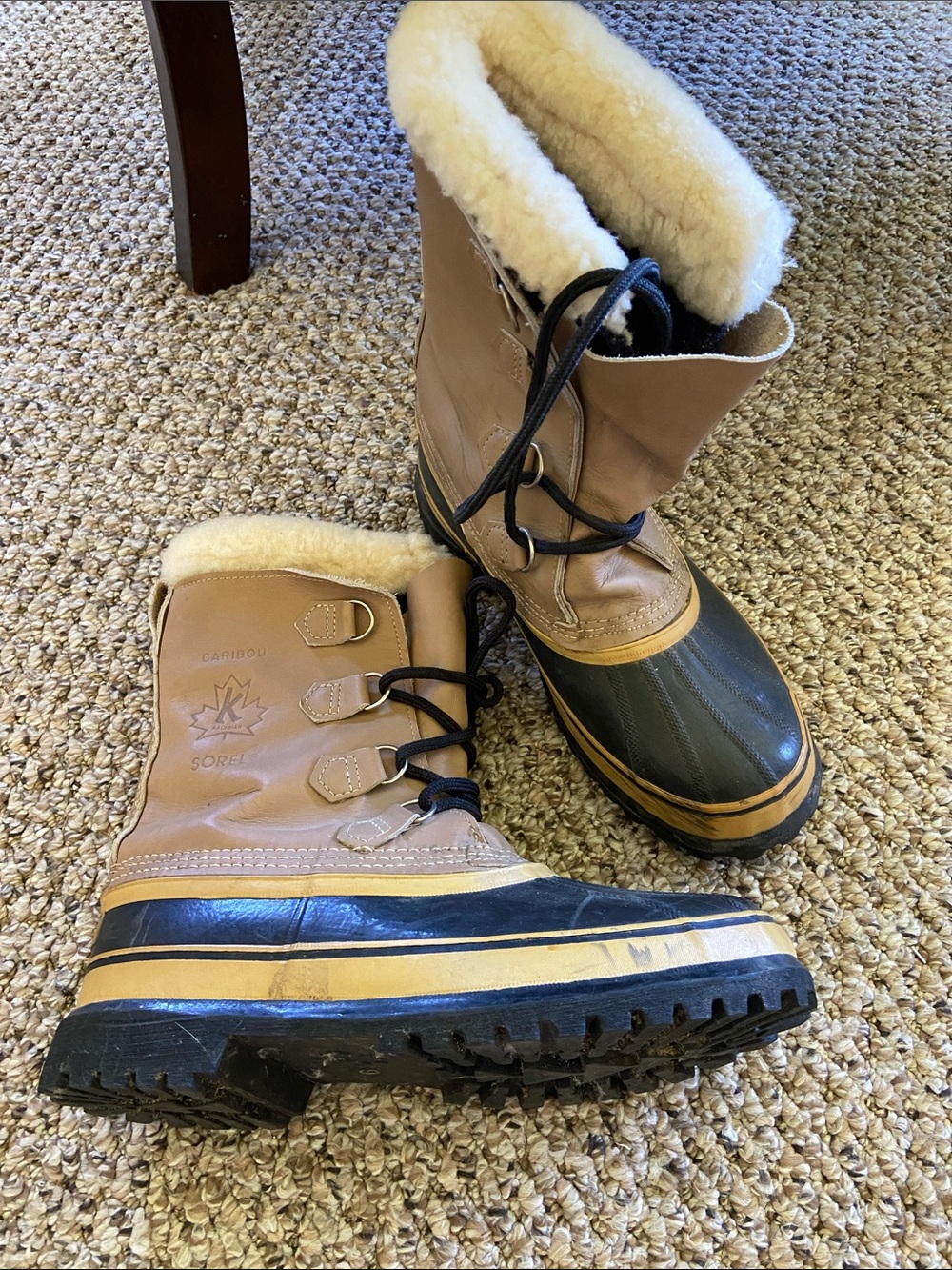 Vintage Wool lined Sorel Boots Men’s Size 9 70s/ 80s